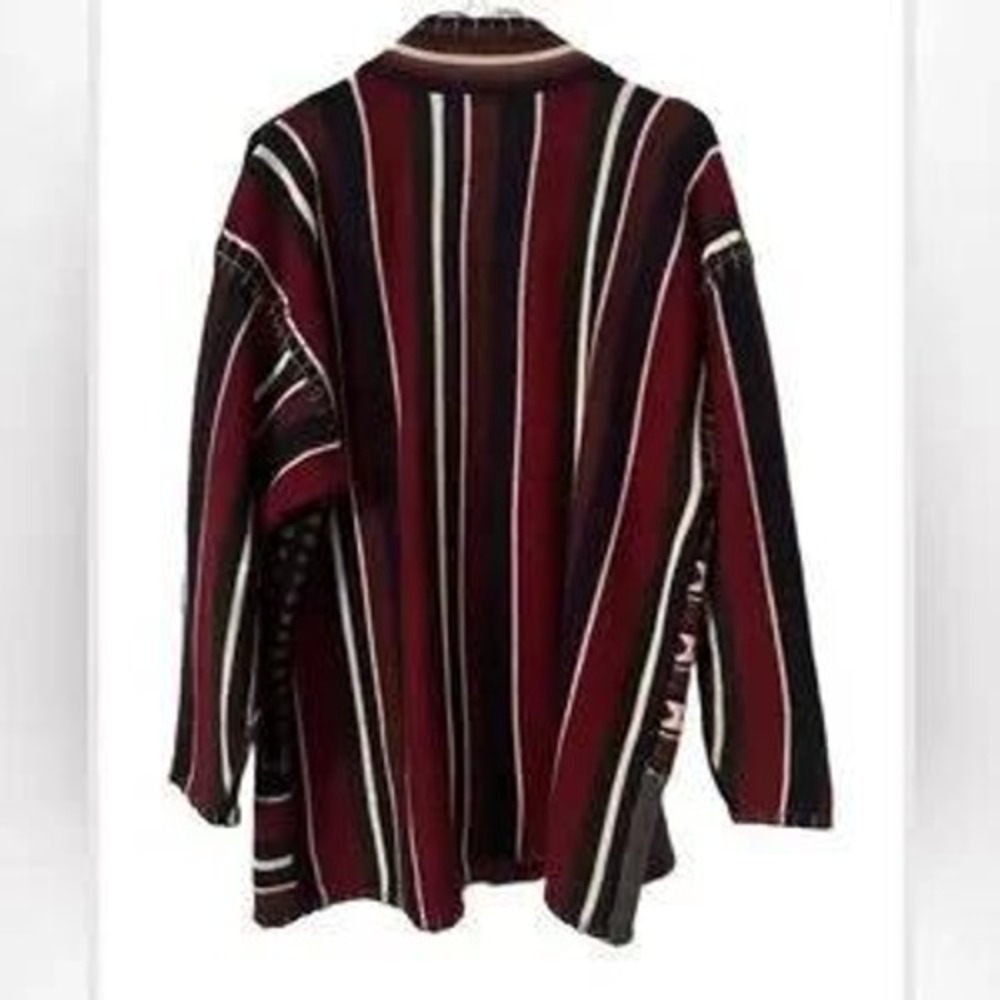 Mainframe Patchwork Mock Neck Oversized Sweater W… - image 3